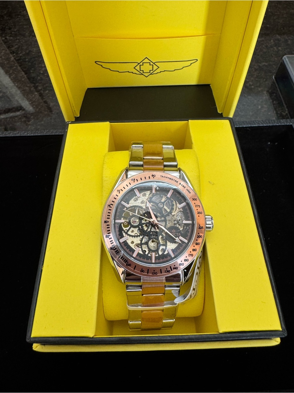 [NIB] Invicta Objet D'Art 69599 - 43mm Two-Tone Automatic Skeleton Watch